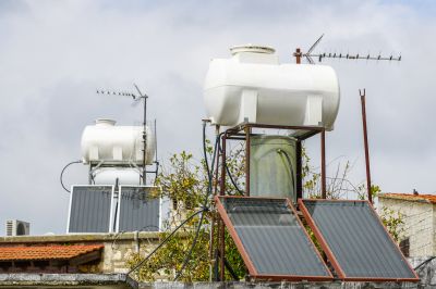 Roof-Mounted Solar System Setup